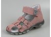 Kožené kotníčkové sandálky, sandály zn. ESSI S3050 (světle růžová).